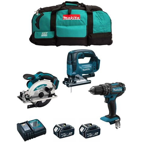 MAKITA Kit MK201 (DDF482 + DHR171 + 2 x 5,0 Ah + DC18RC + LXT600)