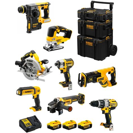 DeWALT Kit DWK805 (DCD996 DCH273 DCG405 DCF887 DCS334 DCS367 DCS570 ...