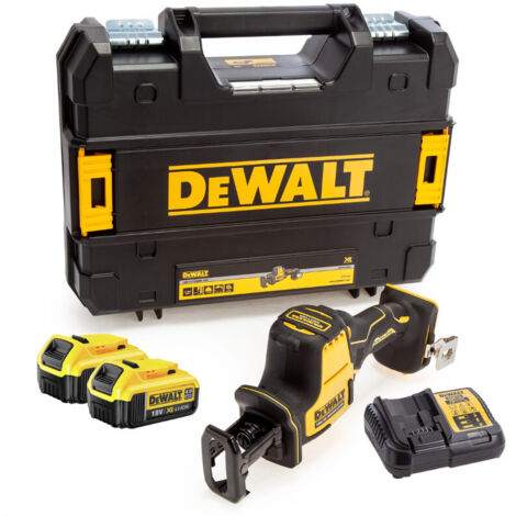 Scie Sabre compacte 18V XR (2x4,0 Ah) en TSTAK - DEWALT DCS369M2