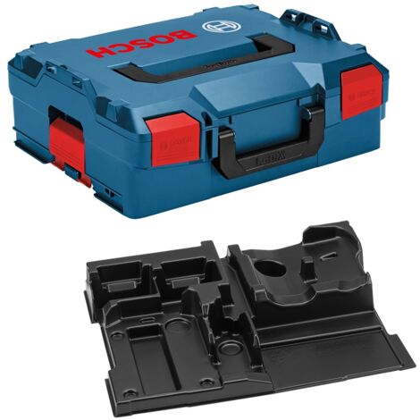 Bosch – Coffret L-Boxx 136 – Calage pour scie sauteuse GST 18 V-LI – Matériau robuste – Ouverture facile et clips améliorés