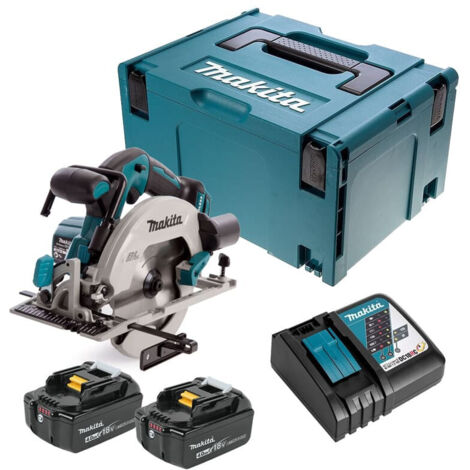 Scie Circulaire MAKITA DHS680RMJ (2 x 4,0 Ah DC18RC MAKPAC 3)