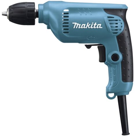 Makita – Perceuse 450W avec mandrin auto-serrant 10mm – Vitesse 0-3400 tr/min – Capacité perçage bois 25mm, métal 10mm – Poids 1,3kg (1/10)