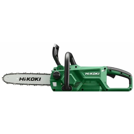 Hikoki – Tronçonneuse à batterie 36V CS3630DBW4Z – Longueur de guide 30cm – 1 batterie 3.0Ah – Moteur sans charbon pour coupes puissantes (1/7)
