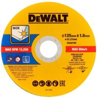DeWALT - Jeu de disques à tronçonner pour acier inoxydable 125x22,23 mm, 25 pcs DT20594