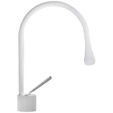 ROBINET DE LAVABO SUR PLAGE 201 EN LAITON BLANC COLLECTION ARGOLIDE (1/5)