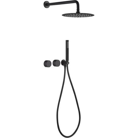 Composition de douche SC84 en laiton noir collection Céphise (1/3)