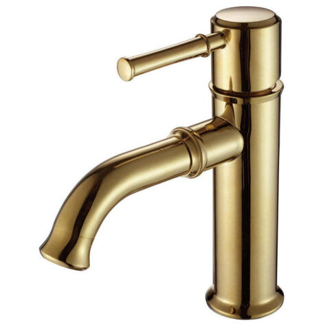 ROBINET DE LAVABO SUR PLAGE 139 EN LAITON DORÉ COLLECTION SCAMANDRE