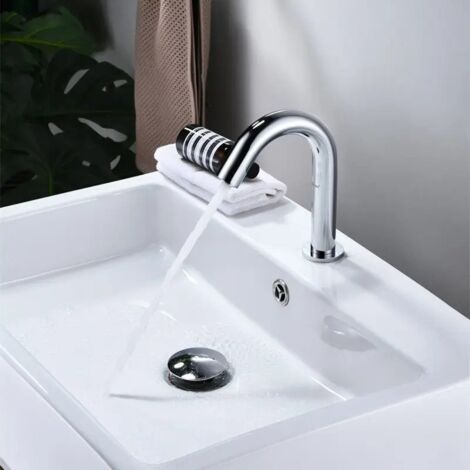 Robinet de baignoire au sol 004 en laiton chromé collection Erymanthe