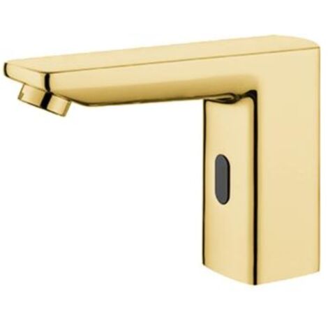 Robinet lavabo infrarouge 018 en laiton doré collection halys