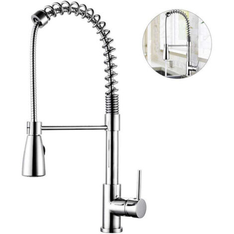 ROBINET DE CUISINE 047 EN LAITON CHROMÉ COLLECTION ERYMANTHE