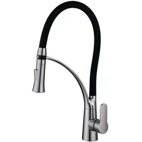 Robinet cuisine chrome 805 en laiton collection Erymanthe (1/4)