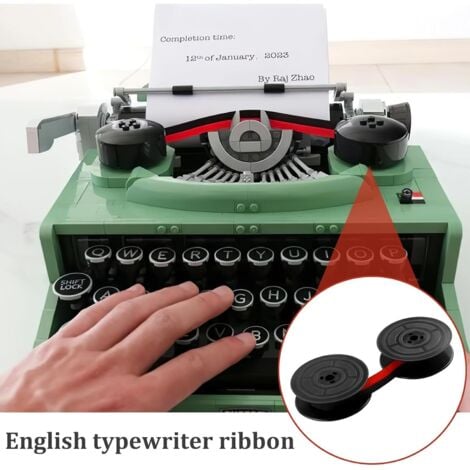 2 Schreibmaschinen Farbbänder 10m - DIN 2103/32755 Kompatibel, Schwarz Für Klaren Druck