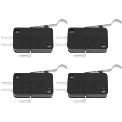 Produktbild von Cabilock 10 Stück SPDT Rollenhebel-Mikroschalter – 20x6x10mm, 5A 125/250V, Mit 18mm Rollenhebel – Ideal Als Endschalter Für Industrie & Reparaturen
