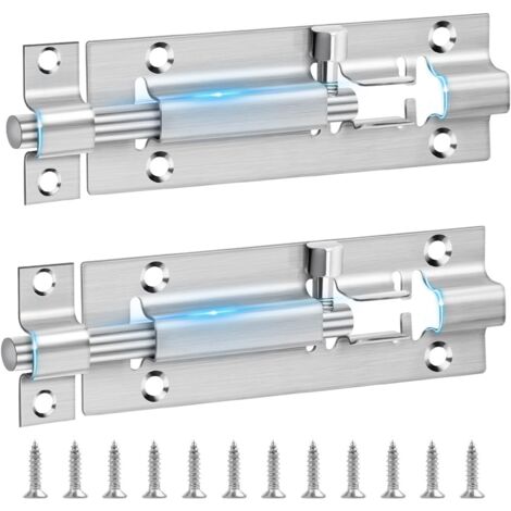 2er-Pack 4-Zoll-Türschlösser aus Edelstahl (1/5)