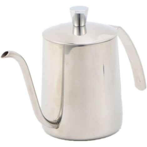 Kaffeekanne aus Edelstahl mit Deckel für Kaffee, Zuhause, Küche, 350 ml (1/5)