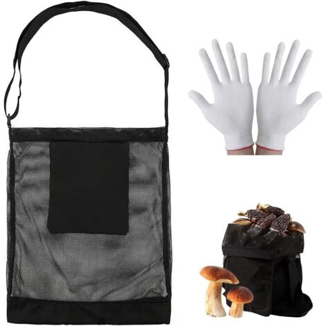 Pilzsammeltasche, Faltbarer Rucksack, Pilzsammelrucksack, Obstpflücktasche, Atmungsaktive Netztasche mit großer Kapazität für Heimwerker