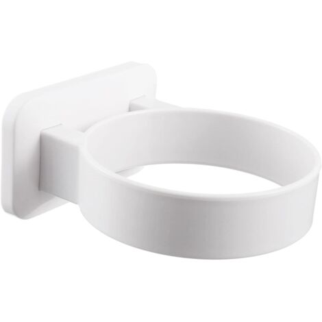 [NIE BENUTZT]Haartrocknerhalter, Haartrocknerhalter ohne Bohren, Haartrocknerhalter, Haartrocknerhalter ohne Bohren, selbstklebende Halterung, Haartrocknerhalter, Haartrocknerhalter zur Wandmontage (w (1/4)