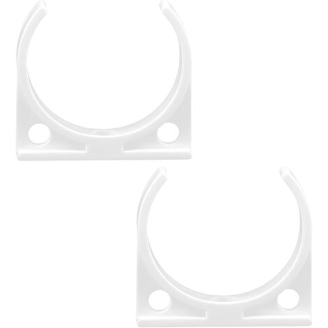 [NIE BENUTZT]Stück Kunststoff-Rohrclips, 57 x 62 mm Wasserfilterklemmen, einfache Kühlschrankfilterclips