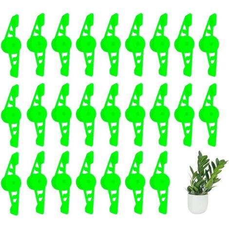 [NIE BENUTZT]30 Stück Pflanzenbieger, Pflanzenbieger und Wechsel aus Kunststoff, Pflanzenbieger-Clips, Pflanzenbiegeklammern, 360-Grad-Pflanzenbieger, für Blumen, Obstbäume (1/5)