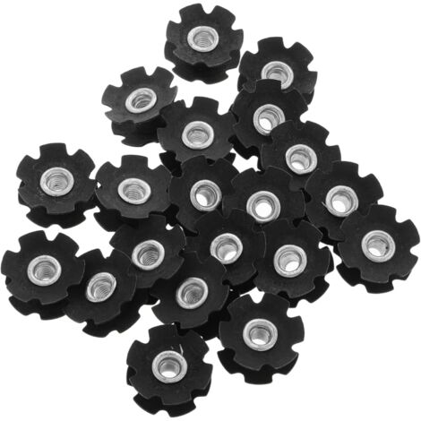 [NIE BENUTZT]20 Stück Fahrradgabel-Sternmuttern, universelles Fahrradzubehör für Mountainbikes und Fahrräder, optimale Kompatibilität für Reparatur und Stabilisierung (1/5)