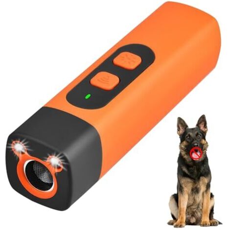 [NIE BENUTZT]Leistungsstarke Ultraschall-Hundebellkontrolle, 2025 Neue Ultraschall-Hundebellkontrolle, Anti-Bell-Lösungen für Hunde, Hundetrainingshilfe im Freien, zu Hause, für kleine und große Hunde (1/5)