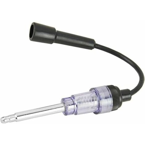 [NIE BENUTZT]Motorfunkentester, Inline-Zündtester, Motorfunkentester, Inline-Motorzündkerze für Autos, LKWs, Motorräder, Rasenmäher