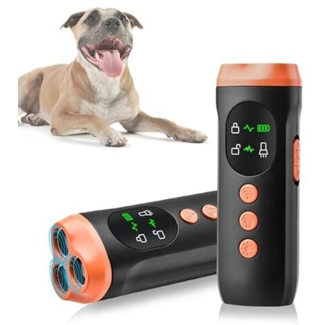 Gerät zur Kontrolle des Hundebellens (Bark Shield) – Anti-Bell-Tool mit LED-Taschenlampe und HD-Display, Anti-Bell-Gerät für den Innen- und Außenbereich für kleine Hunde (1/5)