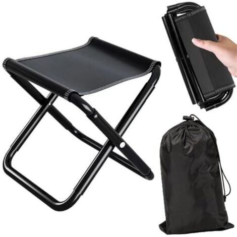 Mini-Klapphocker fürs Camping, tragbarer Klapphocker, Campinghocker, tragbarer Campingsitz, Klapphocker fürs Camping, Outdoor-Klapphocker, Mini-Klappstuhl zum Angeln und Grillen (1/5)