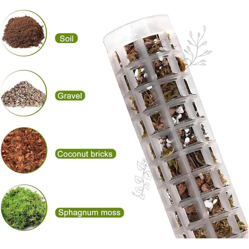 4 Griglie Di Drenaggio Per Vasi Da Fiori - Sottovasi Rialzati In Plastica Nera Diametro 20 Cm - Per Interni Ed Esterni, Giardino E Balcone - 3