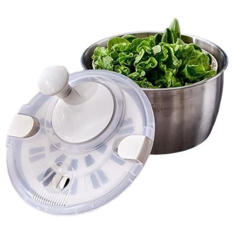 Centrifughe per insalata Küchenprofi 13 7008 28 00 Centrifuga insalata in acciaio INOX Casa e