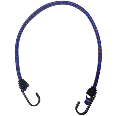 Corda elastica da 24" con ganci, confezione da 4 cinghie in gomma resistenti di alta qualità, corda elastica resistente per tende da esterno, portapacchi, campeggio, carico, camper, bici, trasporto, s (1/5)