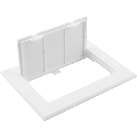 Sportello di ispezione 150x100 mm, coperchio del contatore elettrico, coperchio di accesso in plastica ABS per soffitto, parete, vasca da bagno e scatole dei fusibili, accessorio per copertura di tubi (1/5)
