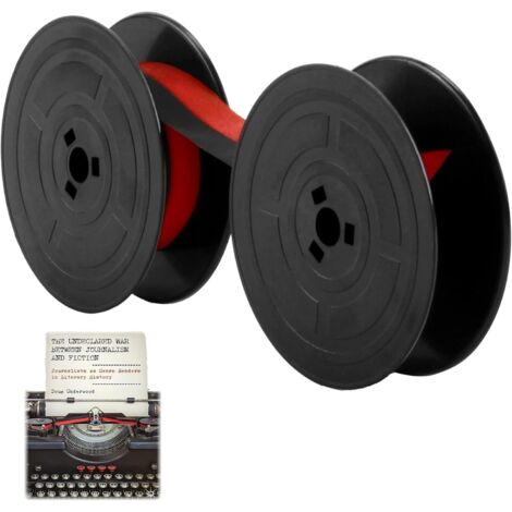 2 stuks inktlint schrijfmachine, dubbelpak schrijfmachinetape, nylon