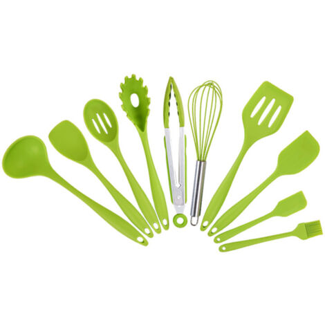 Utensili da cucina, set di 10 utensili da cucina in silicone (1/4)