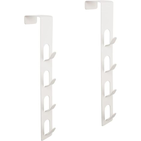 Confezione da 2 ganci verticali resistenti a 4 strati per appendere borse, sciarpe, cappelli, chiavi (1/5)
