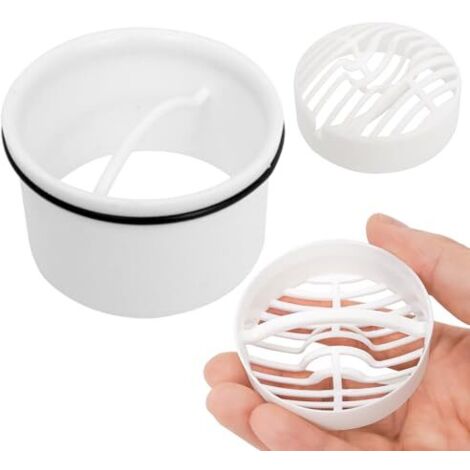 Filtro per capelli + scarico doccia – Set compatibile con i modelli 6960, 6963, 6961, 6962 – Filtro per capelli e griglia per doccia anti-capelli (1/5)