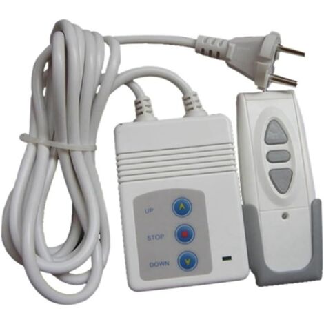 Telecomando wireless per schermo del proiettore da 433 MHz, controller per tende elettriche, ricevitore per interruttore remoto con spina UE (1/4)