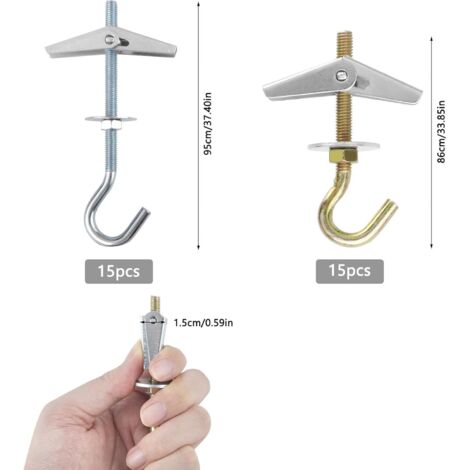 Lemax® Ceiling della clip, da appendere alla t Schiene PVC 19 X 30 mm 10 pezzi/confezione (gancio gancio da soffitto, per montaggio a soffitto) praxisbewaehrt