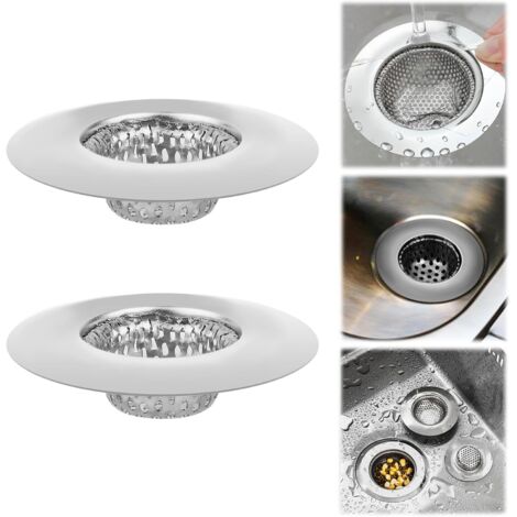 Dayker 3 Filtri Per Lavandino In Acciaio Inox 304, Raccoglitori Capelli A Forma Di Cono, Per Scarichi Da 1,2 A 1,6 Pollici, Adatti Per Bagno E Cucina - 2