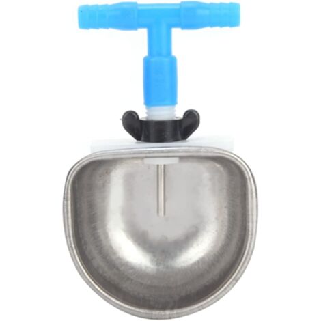 10 set di piccole ciotole per bere in acciaio inossidabile, per bere, per nutrire, per uccelli selvatici, per animali, ariete (o5ugpk3708-12)