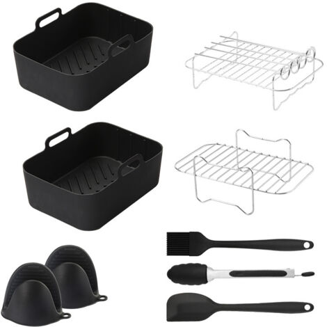 Accessori Per Friggitrice Ad Aria - 4 Paraurti In Gomma Silicone, Piedini Protettivi Compatibili Con Instant, Vortex, Gourmia, Cosori, Antigraffio, Facili Da Pulire