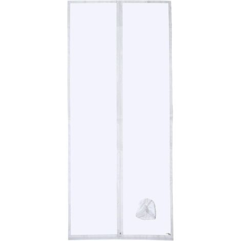 Guarnizione per porta per condizionatori portatili con prolunga per tubo flessibile cucita per prestazioni di raffreddamento ottimali, consumo energetico ridotto, con cerniera, 90x210 cm (1/5)