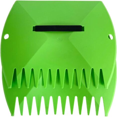 Confezione da 2 raccoglitori di foglie dal design ergonomico per una pulizia autunnale senza sforzo del giardino, rastrelli leggeri per attrezzi da giardinaggio (1/5)