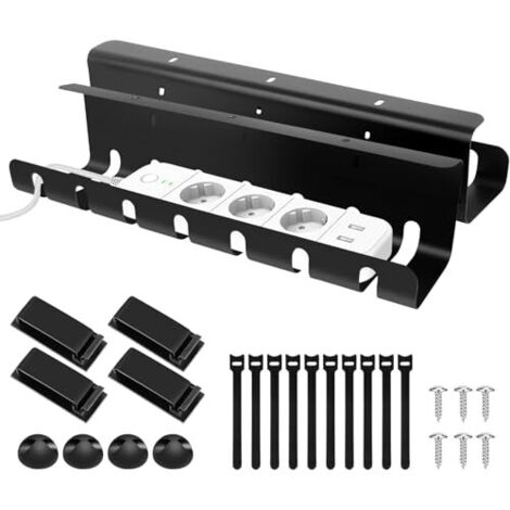 Organizzatore per cavi elettrici, 6 bobine autoadesive per cavi, guide