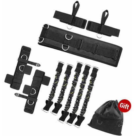Paire De Bandes De Résistance Pour Stepper – Ceintures Fitness élastiques – 80x12 Cm – NEUVES