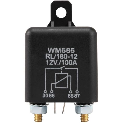Portafusibili Con Interruttore Reset 50-100A Per Auto, Barca 12-24V Impermeabile
