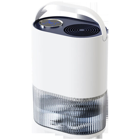 HOMCOM Deumidificatore Portatile da 16L, 4 Modalità e 2 Velocità, Timer 24h, 28x20x50.5cm, Bianco | Italy