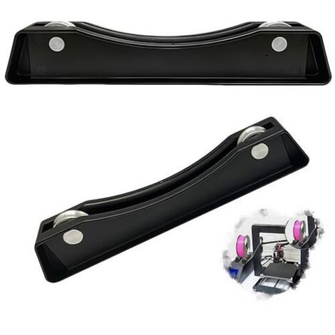 [MAI USATO]Supporto per filamento in plastica da 2 pezzi, supporto per bobina per stampante 3D, supporto per filamento, accessori per stampante 3D, con cuscinetto a sfere, bobine di consumo regolabili (1/5)