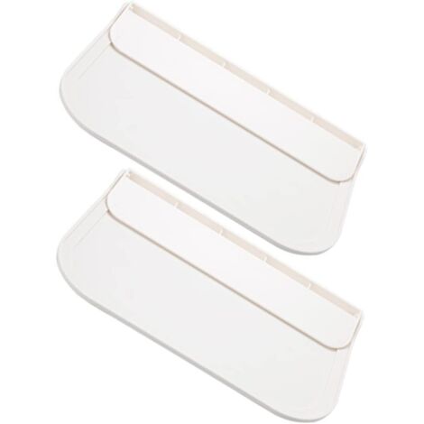 [MAI USATO]2 ripiani pieghevoli per bagno, cucina, camera da letto, elegante supporto portante (1/5)