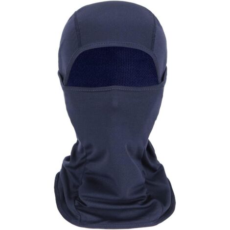 [MAI USATO]Passamontagna da moto, passamontagna morbido e traspirante, protezione solare integrale, antivento, maschera multifunzionale per il collo, blu